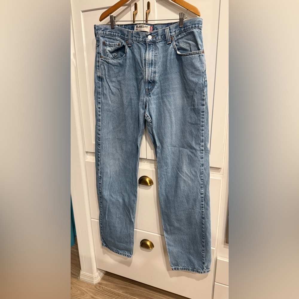 Levi's Light Blue Relaxed Men's Jeans 38W x 36L